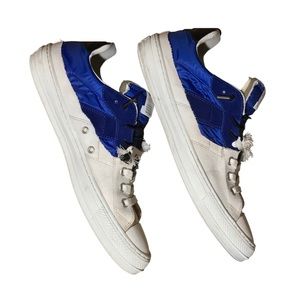 Maison Margiela Suede and Canvas Low-Top Trainers